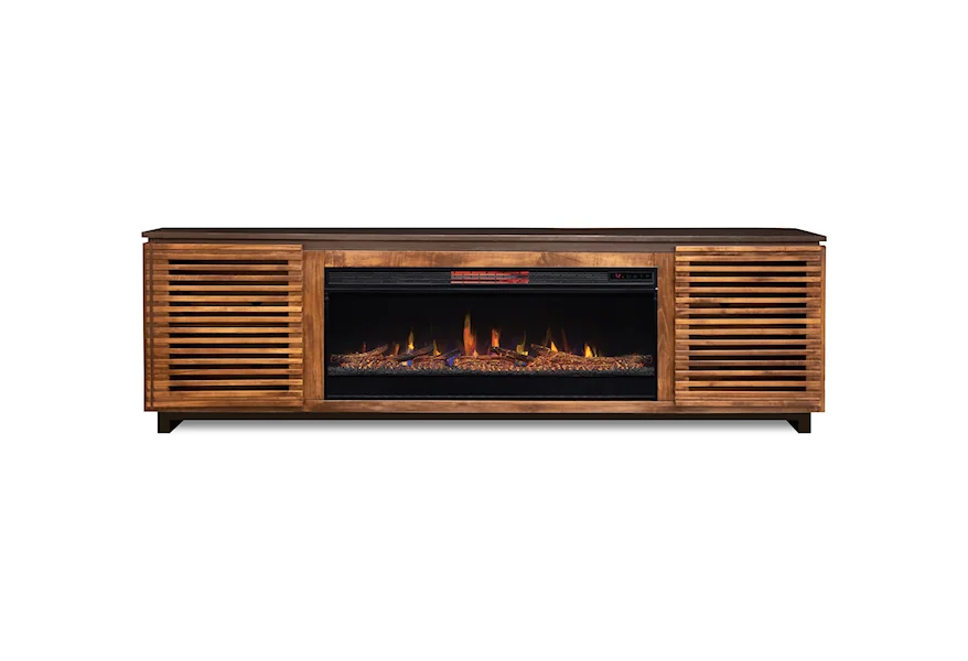 Graceland 86" Fireplace Console by Legends Furniture at Darvin Furniture