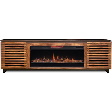 86&quot; Fireplace Console