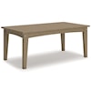 Ashley Signature Design Hyland wave Outdoor Coffee Table