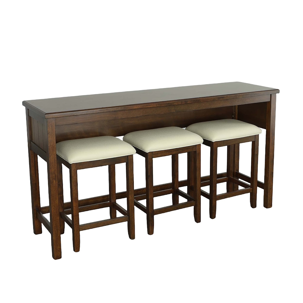 Progressive Furniture Study Hall Counter Table with Seats