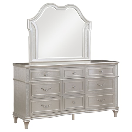 9-drawer Dresser w/ Mirror