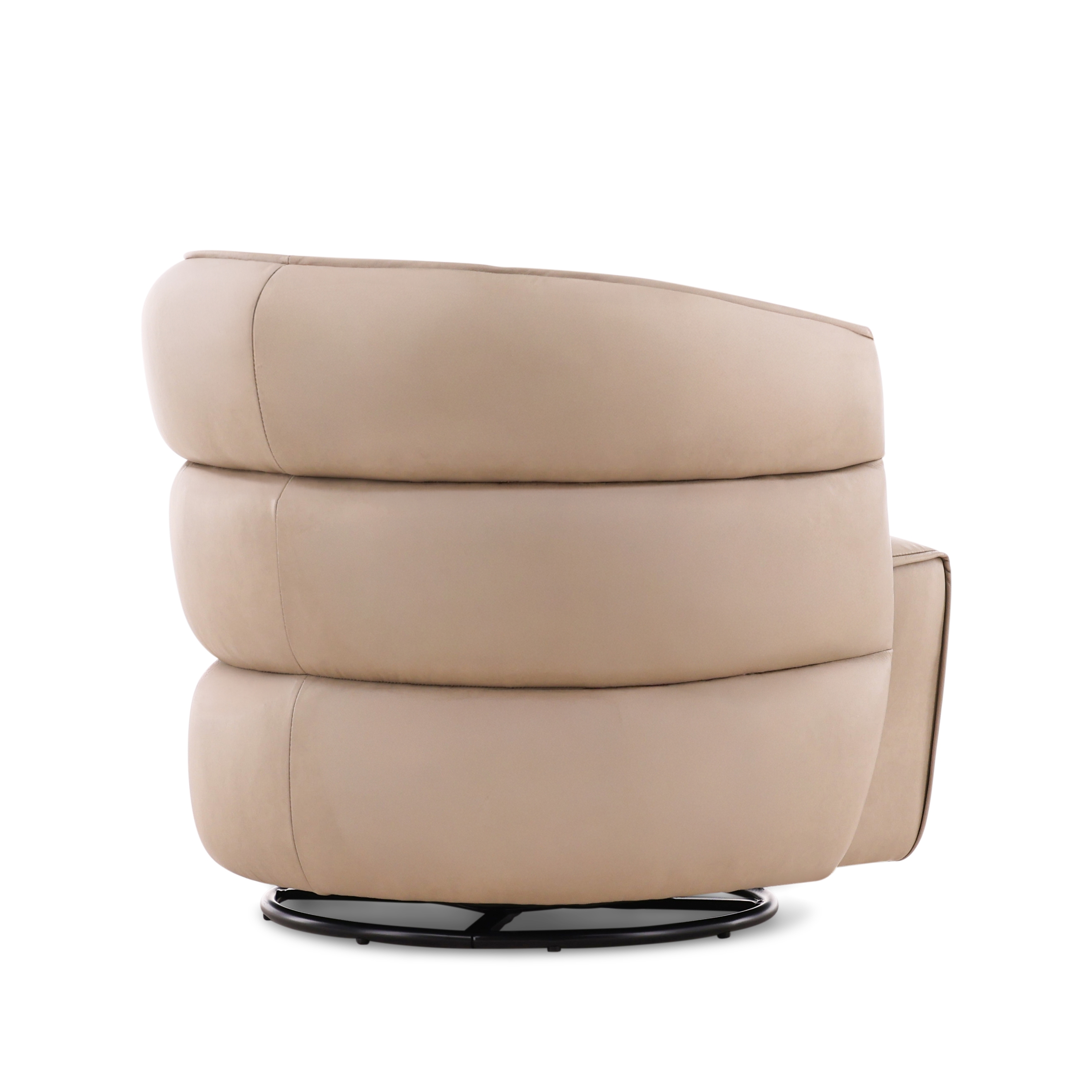 100 % Genuine Leather Swivel Chair