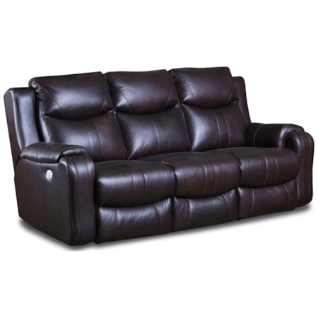 Double Reclining Sofa with Power Headrests