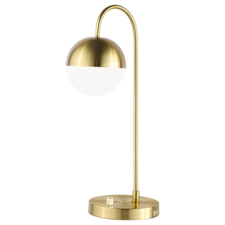 21-inch Spherical Arched Bedside Table Lamp