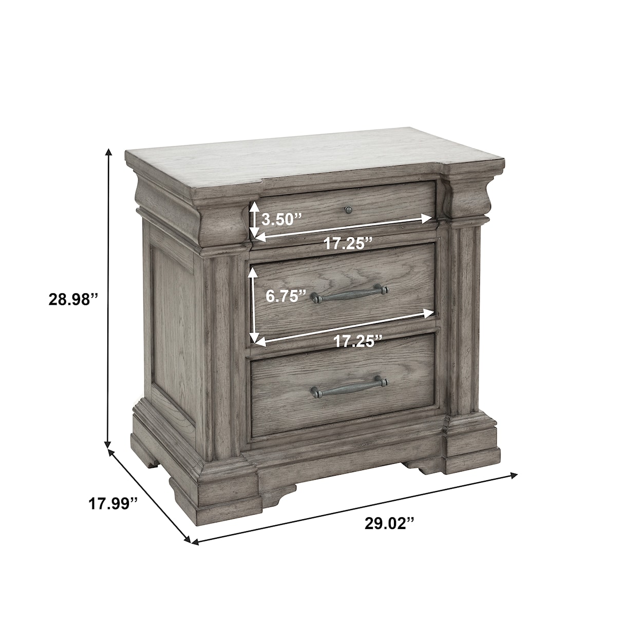 Pulaski Furniture Madison Ridge 2-Drawer Nightstand