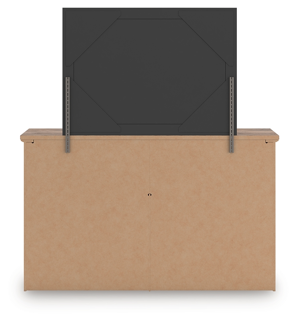 Signature Design by Ashley Rusticott Dresser And Mirror