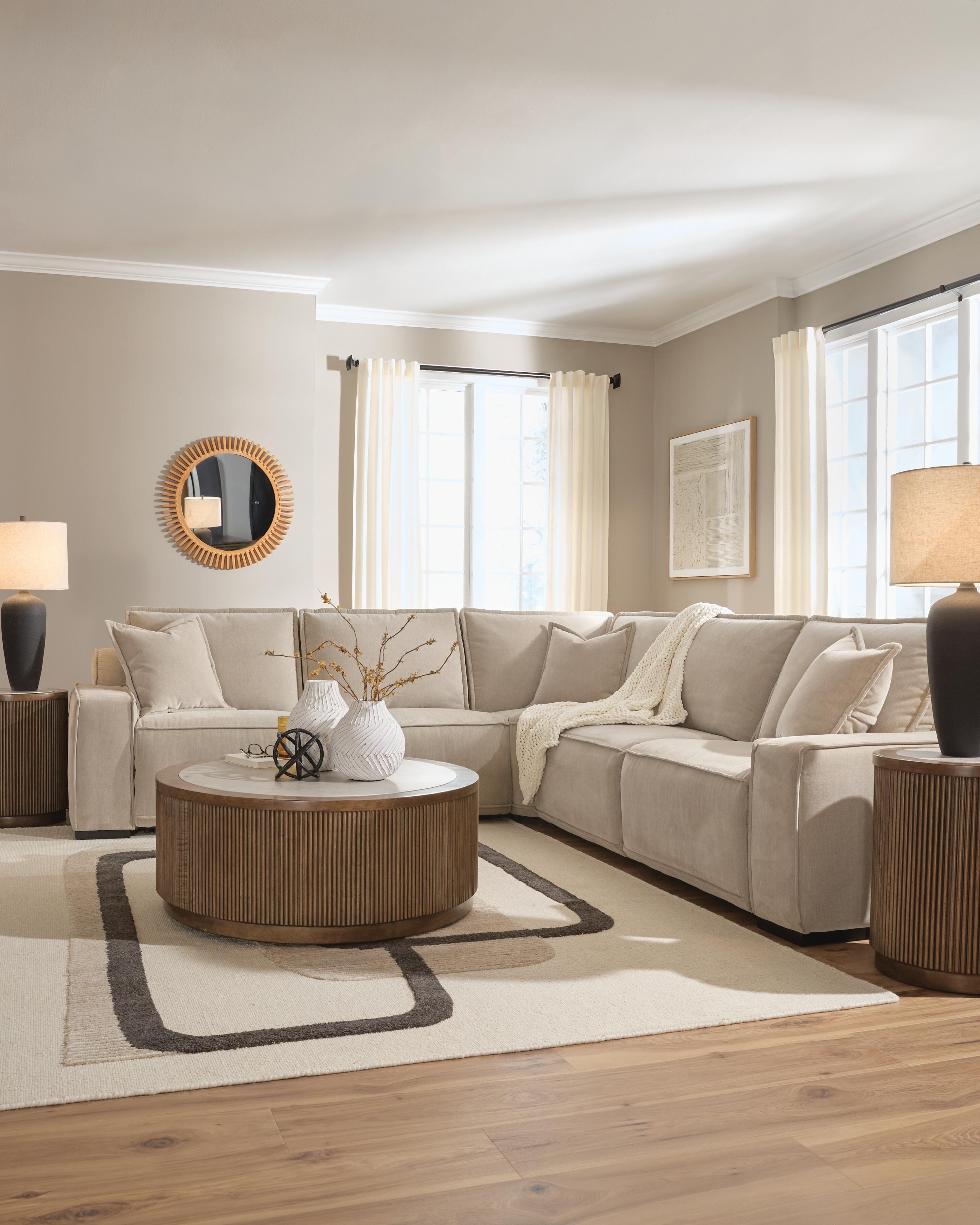 5-piece Power Sectional Reclining Sofa