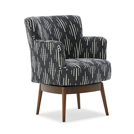 Swivel Barrel Chair