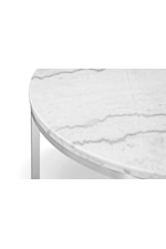 Magnussen Home Esme Occasional Tables Contemporary Round Cocktail Table