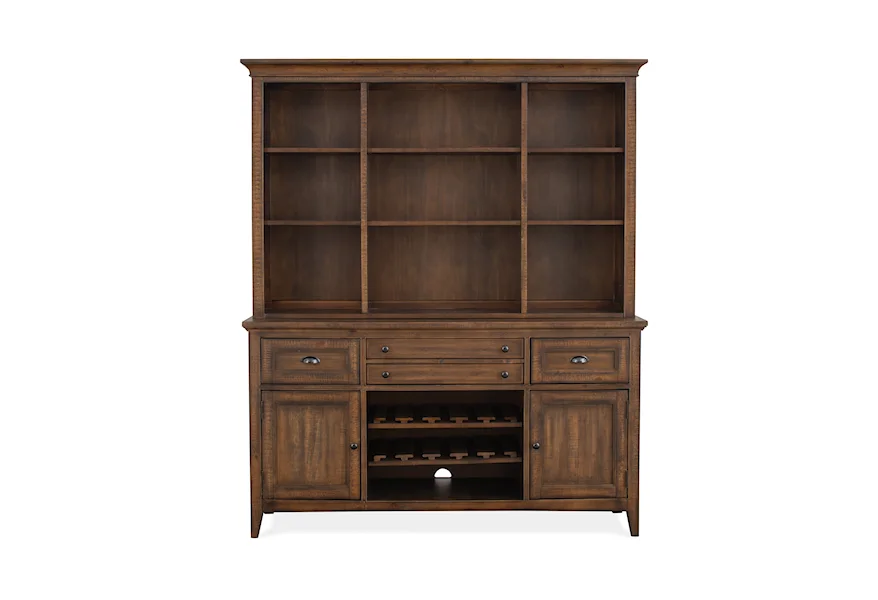 Bay Creek Dining Buffet with Hutch by Magnussen Home at Reeds Furniture