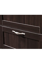 Sauder Miscellaneous Storage Transitional Wardrobe/Cabinet with Drawers and Adjustable Shelves