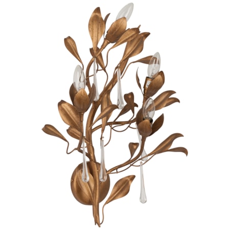 Bay Laurel Sconce - Left Facing