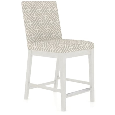 Customizable Upholstered Counter Stool