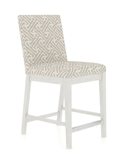 Customizable Upholstered Counter Stool