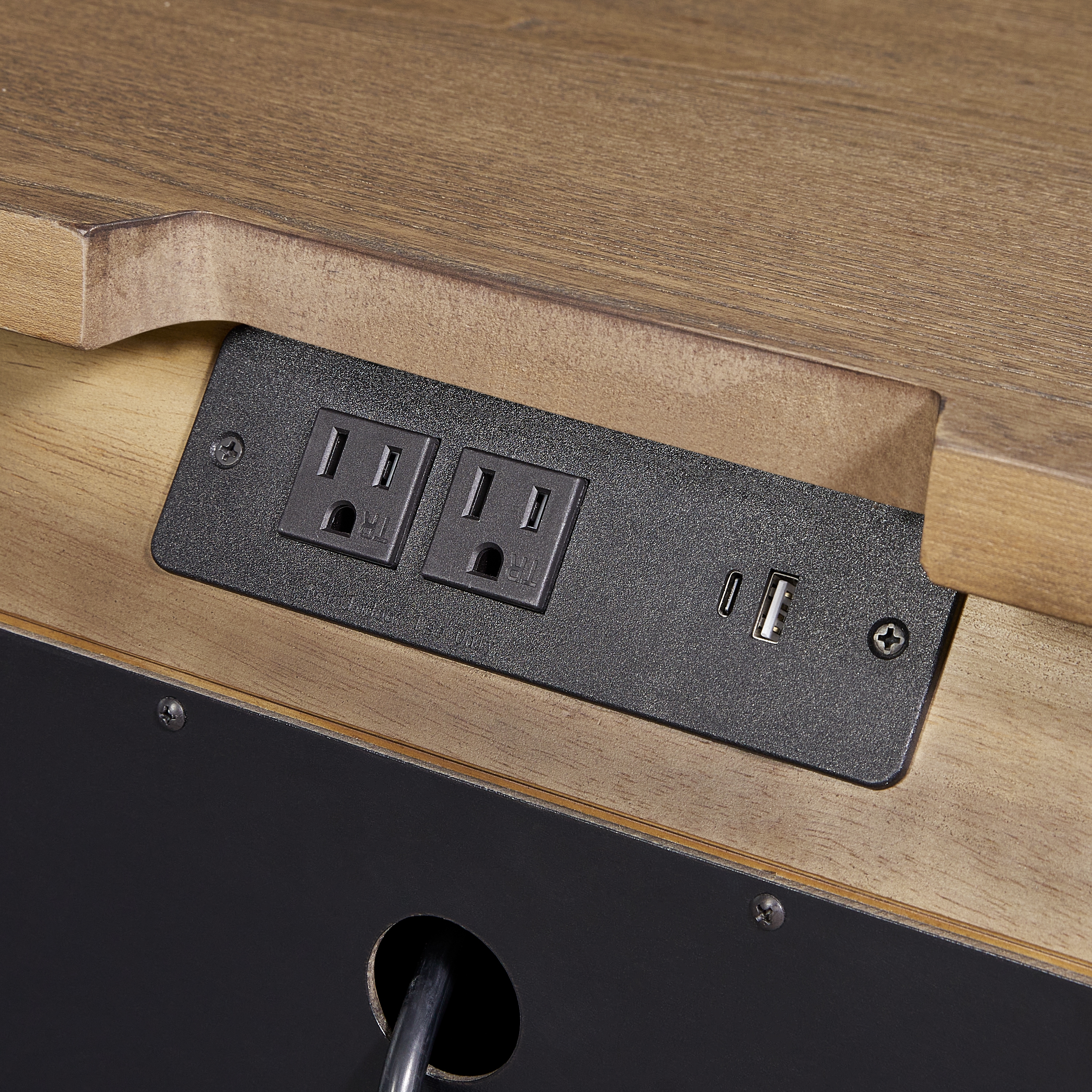 2-Door Metal-Base Sideboard