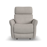 Casual Zero Gravity Power Recliner with Headrest, Lumbar, Heat and Massage