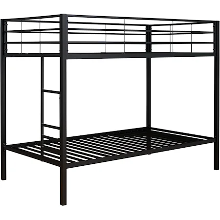 Twin/Twin Metal Bunk Bed