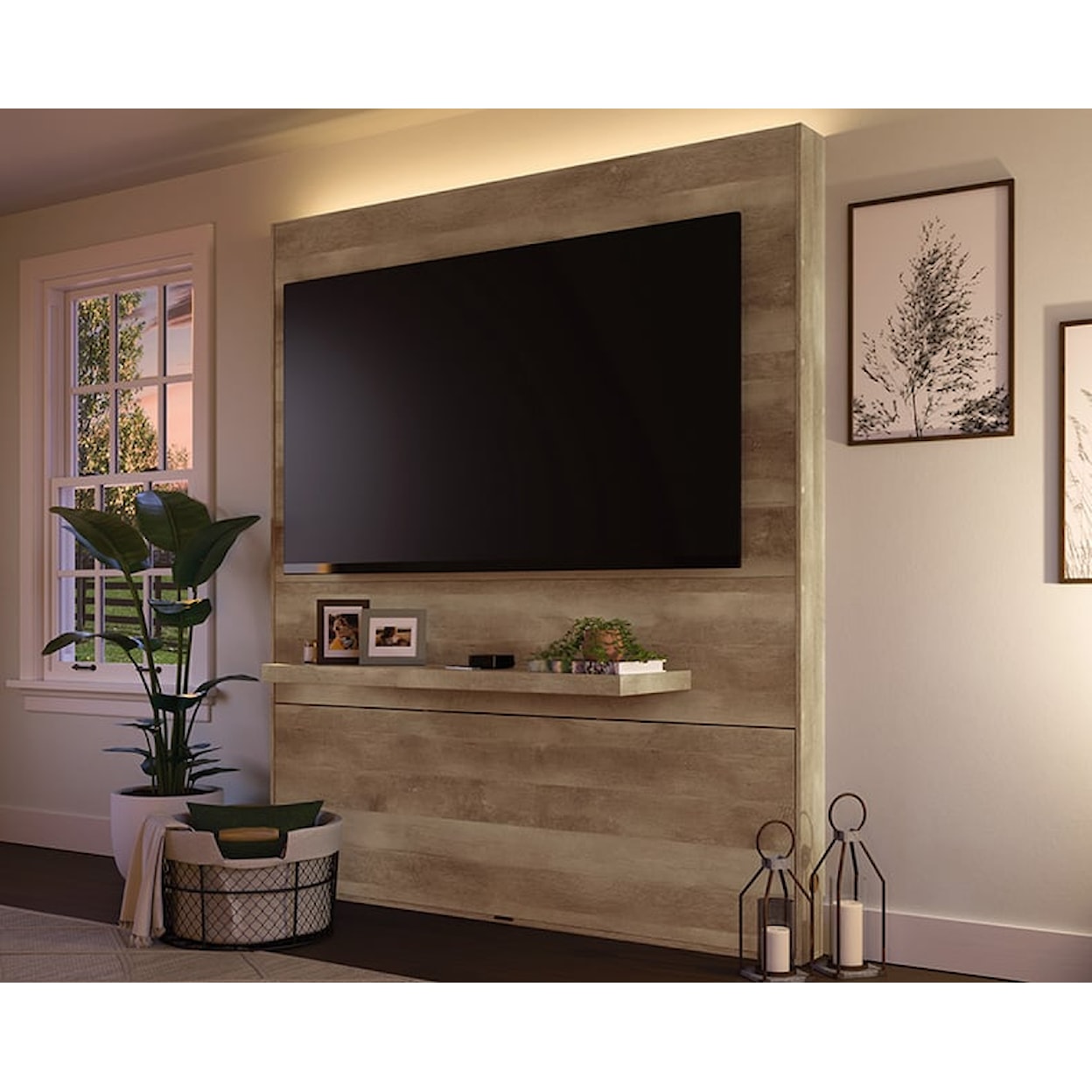 Sauder Cannery Bridge TV/Entertainment Wall Unit