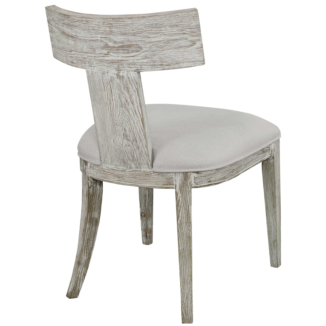 Uttermost Idris White Armless Chair