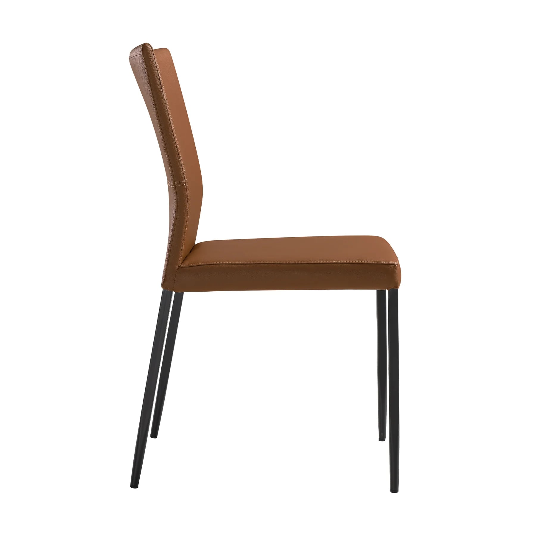 Armen Living Kash Faux-Leather Dining Chair