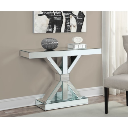 Lurlynn X-shaped Console Table