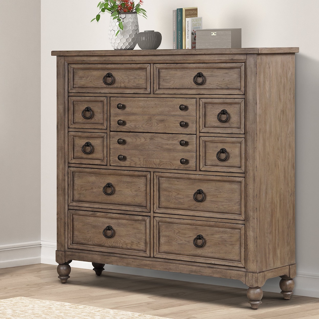 Liberty Furniture Americana Farmhouse 12-Drawer Chesser