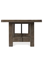 Riverside Furniture Bradford Rustic Traditional Server with Felt-lined Drawers