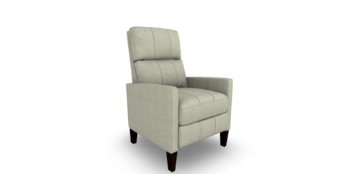 Contemporary Small Scale Push Back Recliner