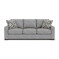 Transitional Sofa with Track Arms