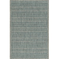 2’7” x 3’11” Teal Horizon Rug