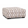 Franklin 973 Lizette Square Ottoman with Button Tufts