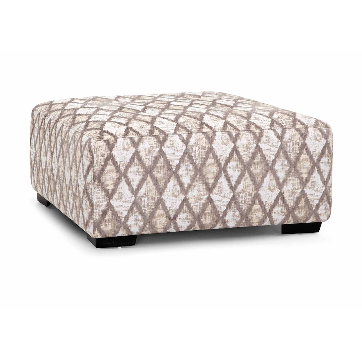 Franklin 973 Lizette Square Ottoman with Button Tufts