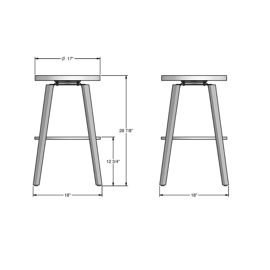 Bar Height Swivel Stool