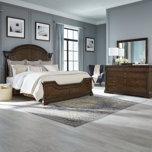 Transitional 3-Piece King Bedroom Set