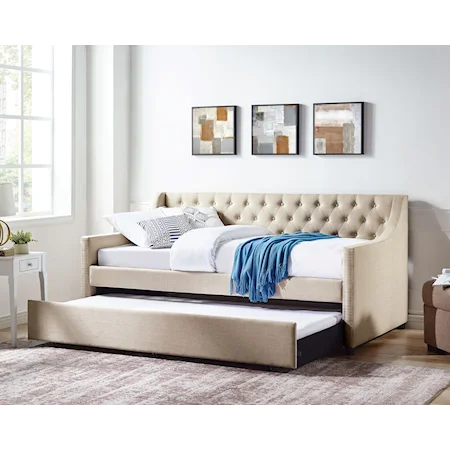 Transitional Full Daybed w/ Trundle