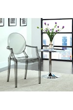 Modway Casper Acrylic Dining Armchair