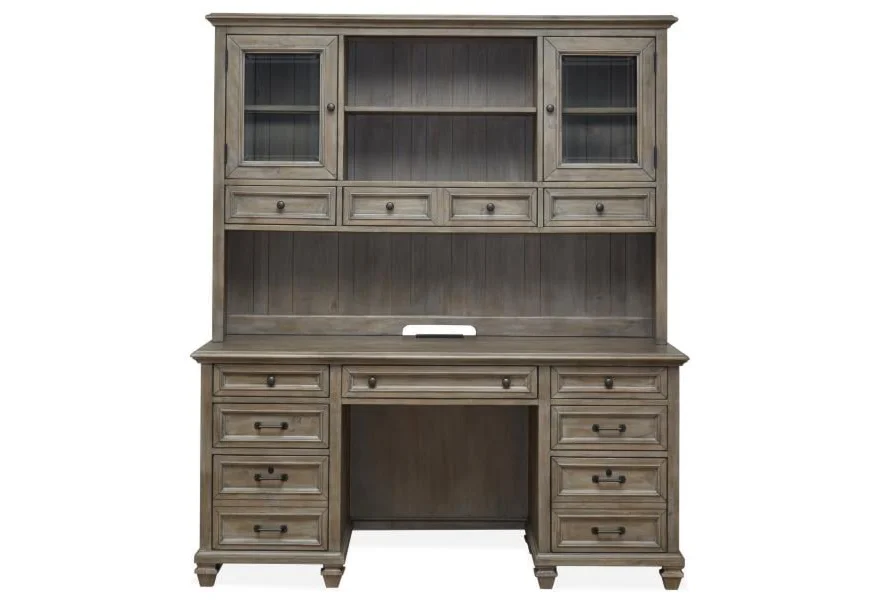 Lancaster Home Office Credenza & Hutch by Magnussen Home at Esprit Decor Home Furnishings