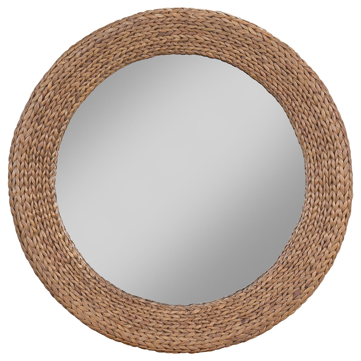 Universal Modern Farmhouse Woven Wall Mirror