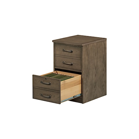 Americana Oak Two Drawer File Cabinet - Cedar Hill Furniture