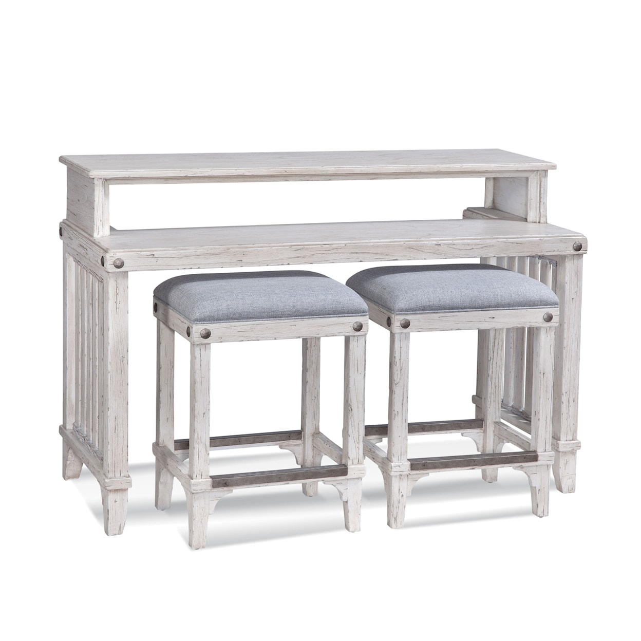 Braxton Culler Artisan Landing Artisan Landing Sofa Table / Bar with Stools