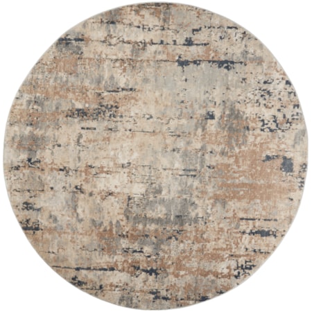 7'10" Round  Rug