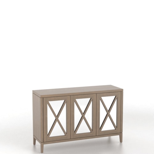 Customizable Buffet with Mirror Front Doors