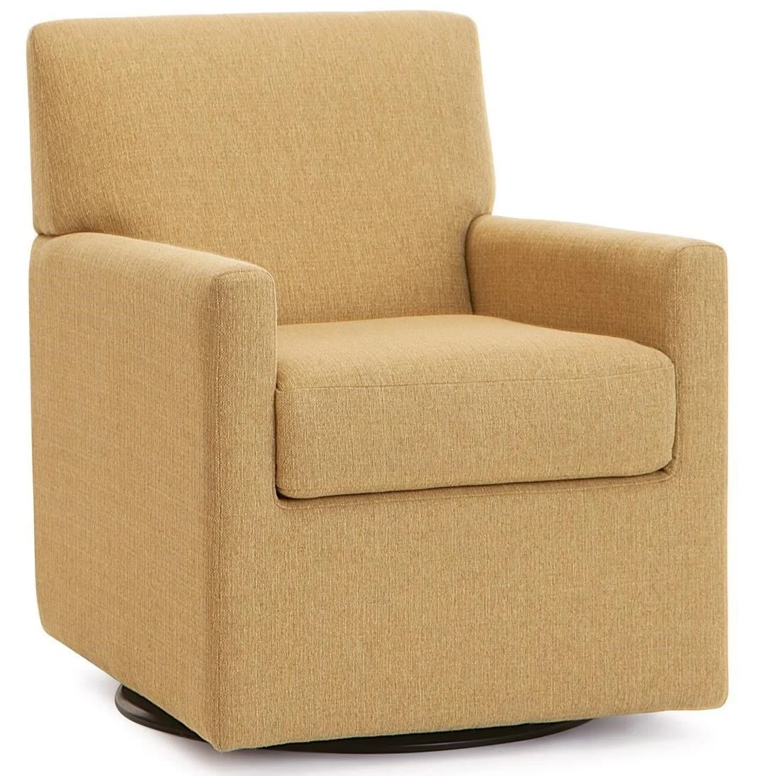 Palliser Pia 77040-33 Pia Contemporary Swivel Chair with Track Arms ...