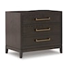 Signature Design by Ashley Burkhaus 3 Drawer Nightstand 