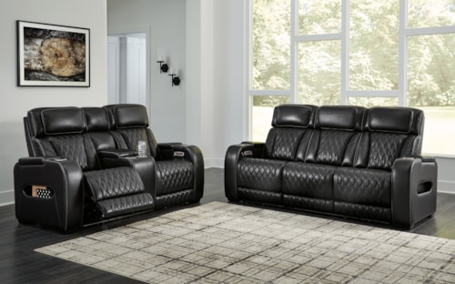 Power Reclining Sofa And Loveseat