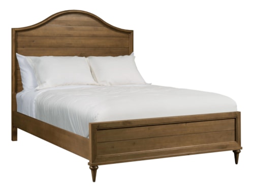 Traditional Queen Arched Panel Bed