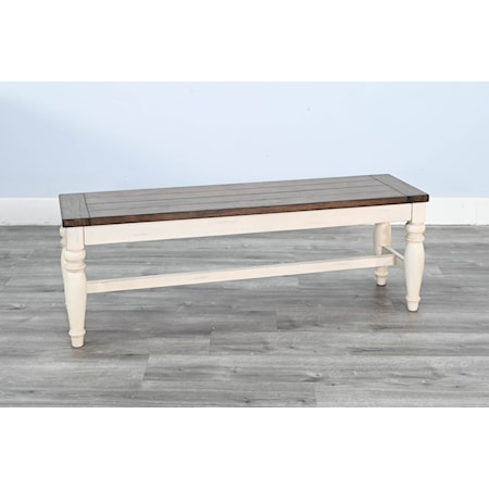 Bench with Mindi Veneer Seat