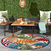 Nourison Aloha 5'3" Round  Rug