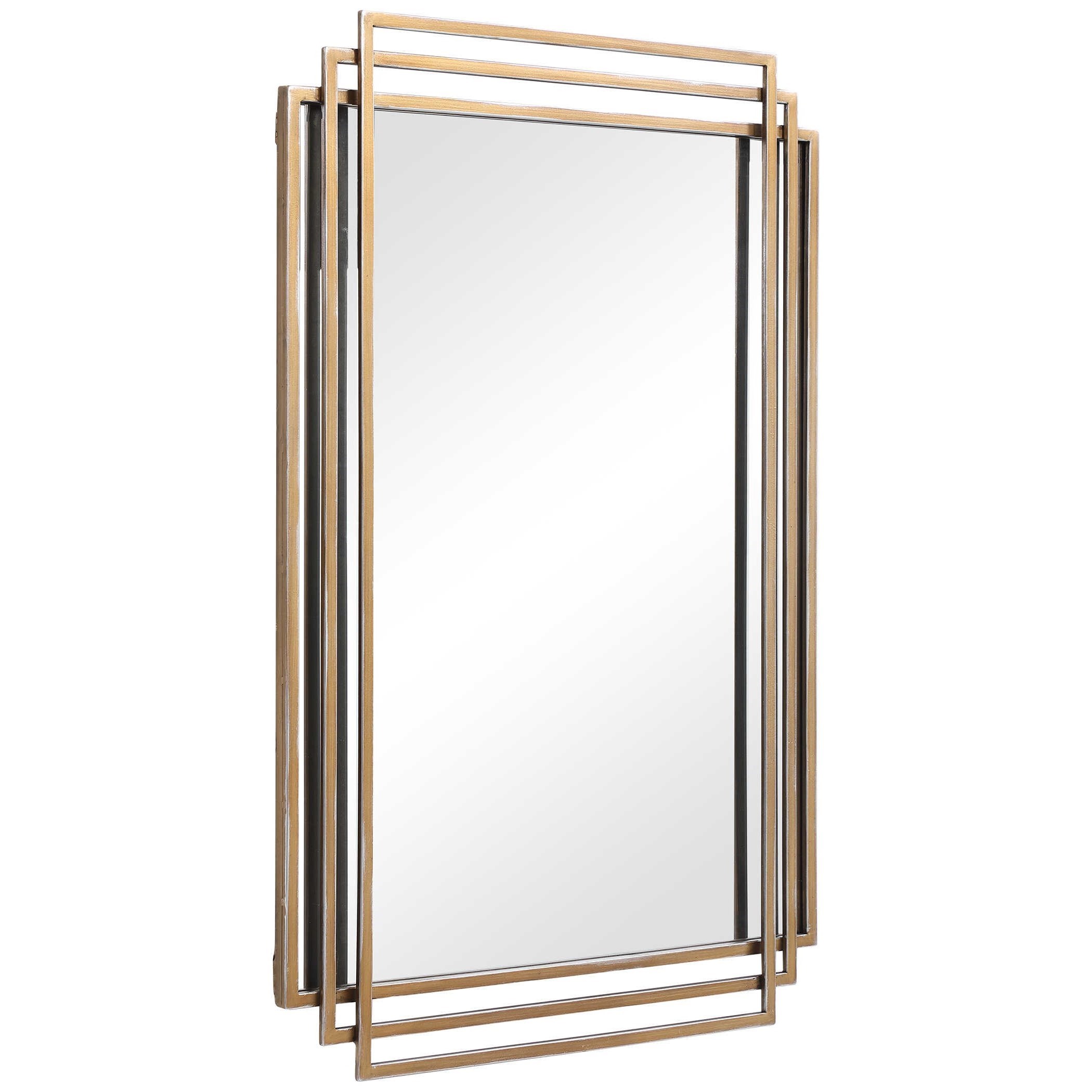 Uttermost Mirrors Amherst Brushed Gold Mirror