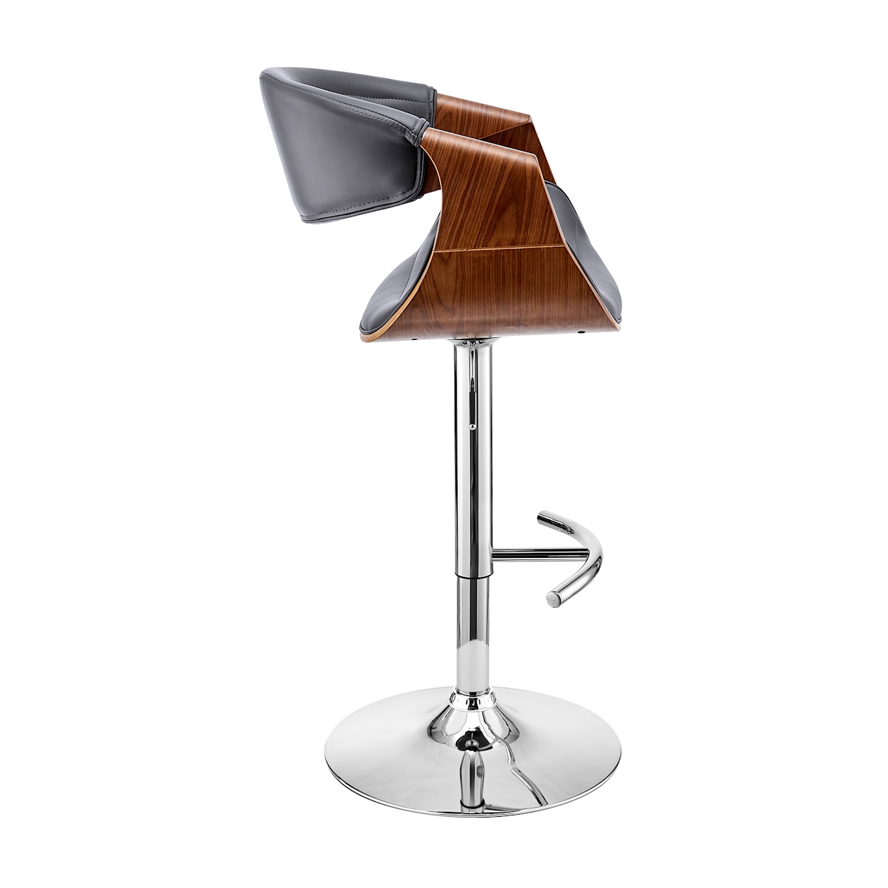 Armen Living Gionni Upholstered Swivel Bar Stool